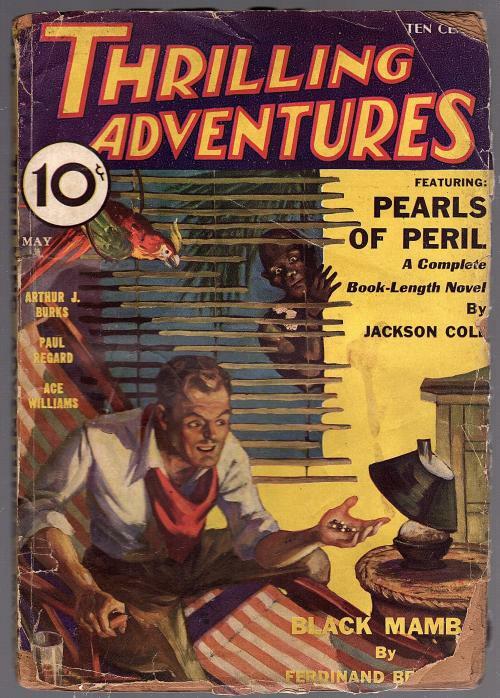 Thrilling Adventures May 1933 Arthur J. Burks, Jackson Cole