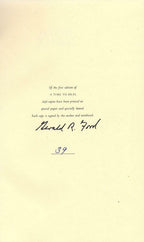A Time to Heal by Gerald R. Ford (Limited First Edition) Signed
