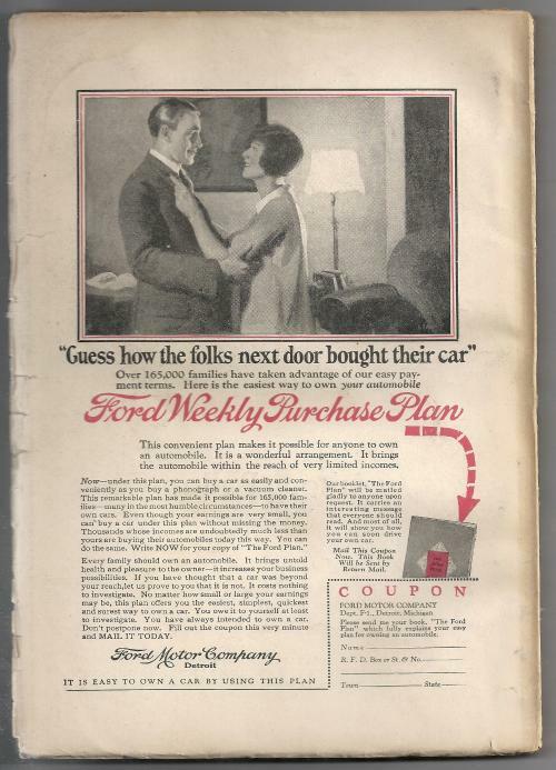 Argosy May 30 1925 Modest Stein Cvr; Clarence E. Mulford