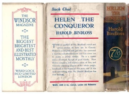 Helen the Conqueror by Harold Bindloss (First Edition) File Copy