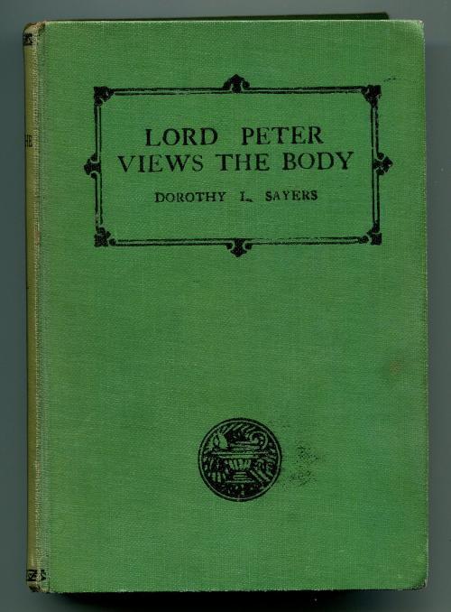Lord Peter Views the Body by Dorothy L. Sayers (First Edition) Secondary Binding