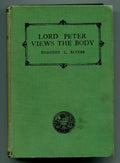 Lord Peter Views the Body by Dorothy L. Sayers (First Edition) Secondary Binding