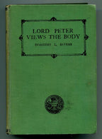 Lord Peter Views the Body by Dorothy L. Sayers (First Edition) Secondary Binding