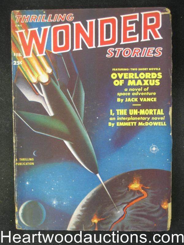 Thrilling Wonder Feb 1951  Jack Vance, Fredric Brown