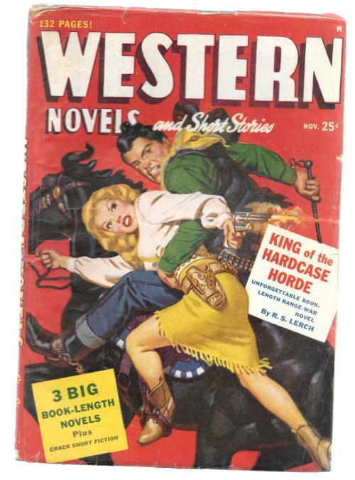 Western Novels and Short Stories Nov 1949 Pulp GGA Anderson Cvr