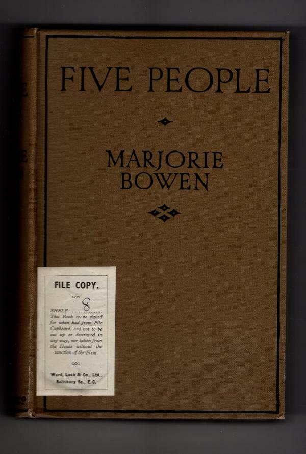 Five People by Marjorie Bowen Abbey Cover File Copy