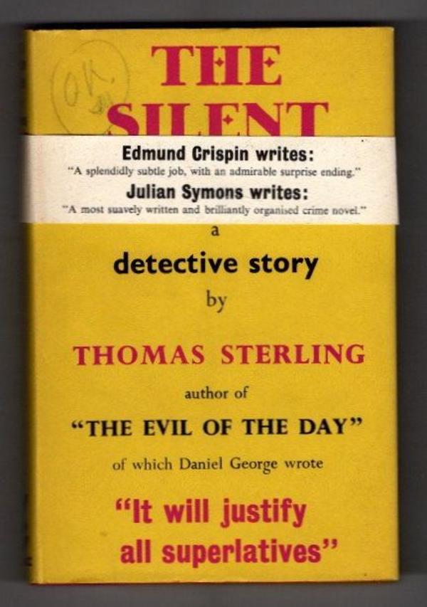 The Silent Siren by Thomas Sterling Publisher's File Copy Wraparound Band