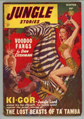 Jungle Stories  Winter 1948  Male Wild GGA; Ki Gor The Lost Beast of Ta'Tamba
