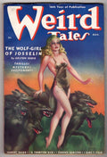Weird Tales Aug 1938 Brundage GGA Cvr; Lovecraft; Quinn; RE Howard - Pulp
