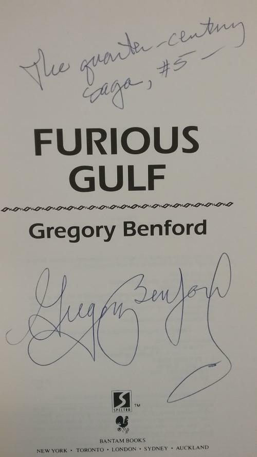 Eater by Gregory Benford (First Edition) Signed Presentation Copy 6 "F"