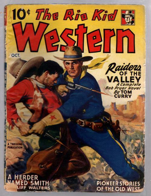 Rio Kid Western Oct 1946 "Raiders of the Valley" Pulp