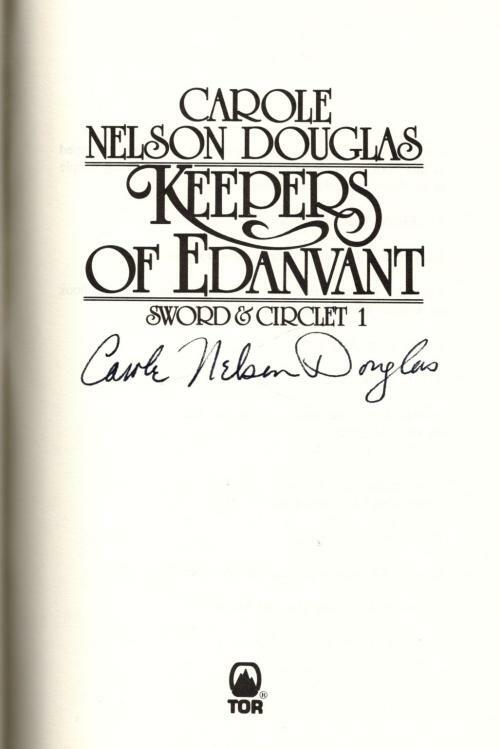 Keepers of Edanvant by Carole Nelson Douglas (First Edition) Signed