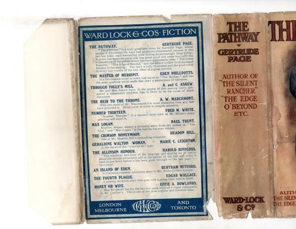 The Pathway by Gertrude Page (First Edition) Ward File Copy
