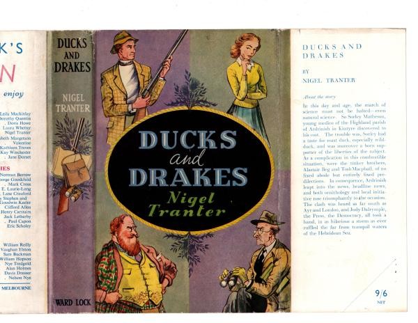 Ducks and Drakes by Nigel Tranter (First Edition) Hubin Listed