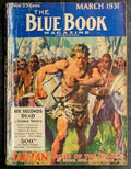 Blue Book Mar 1931 Burroughs- Tarzan - Pulp