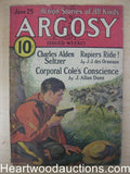 "Argosy" June 25 1932 Mountie Cvr,Lowell Thomas,Worts