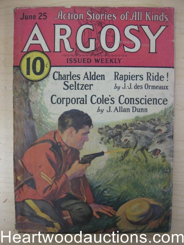 "Argosy" June 25 1932 Mountie Cvr,Lowell Thomas,Worts
