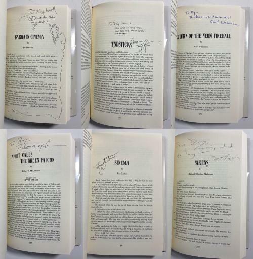 Silver Scream by David J. Schow (editor) Signed by 9