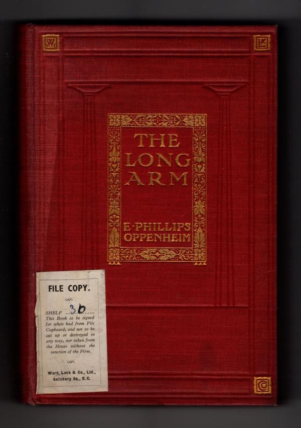 The Long Arm by E. Phillips Oppenheim (First Edition) Hubin Listed, Ward File...