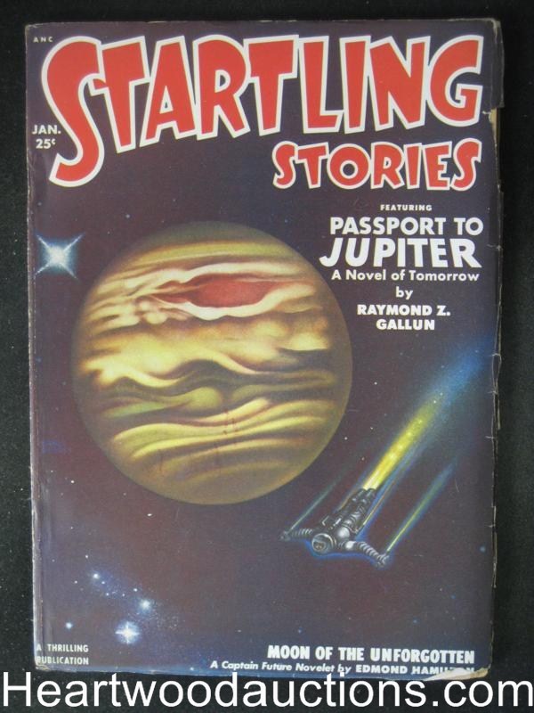 Startling Stories Jan 1951  Captain Future - High Grade