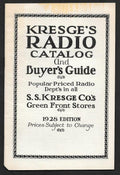 Kresge's Radio Catalog and Buyer's Guide (1928 Edition)
