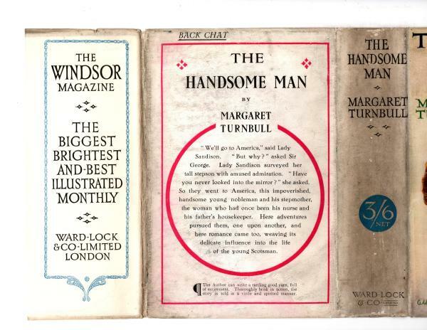 The Handsome Man by Margaret Turnbull (First Edition) Abbey Cvr, Ward File Copy