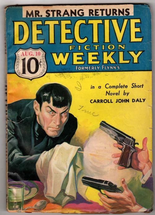 Detective Fiction Weekly Aug 10 1935 Pulp Carrol John Daly