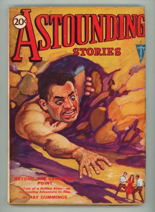 Astounding Stories March 1931 Uncommon Clayton issue, Cummings - Golden Atom
