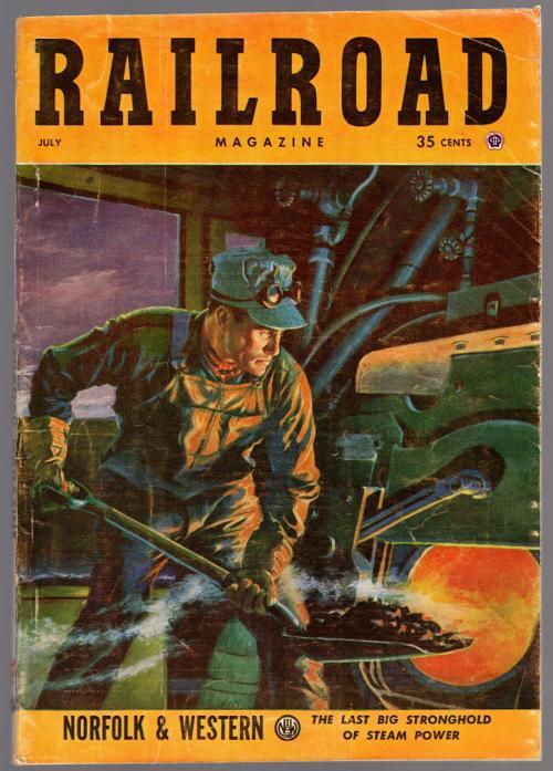 Railroad Magazine Jul 1954 Monroe Eisenberg Cvr; Richard M. Murdock