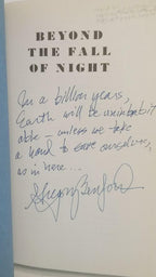 Beyond the Fall of Night by Arthur C. Clarke & Gregory Benford (1st Ed) Signed