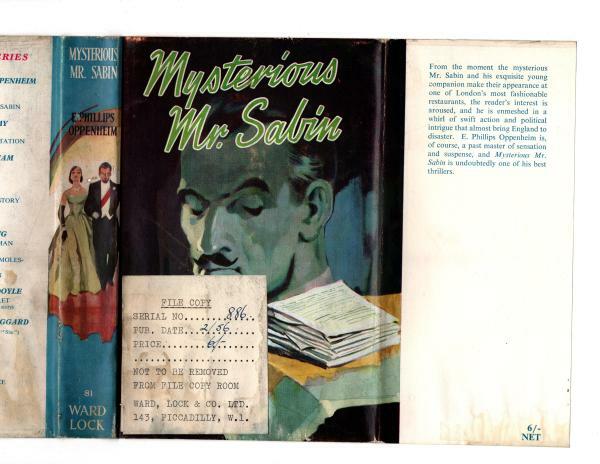 Mysterious Mr. Sabin by E. Phillips Oppenheim (File Copy)