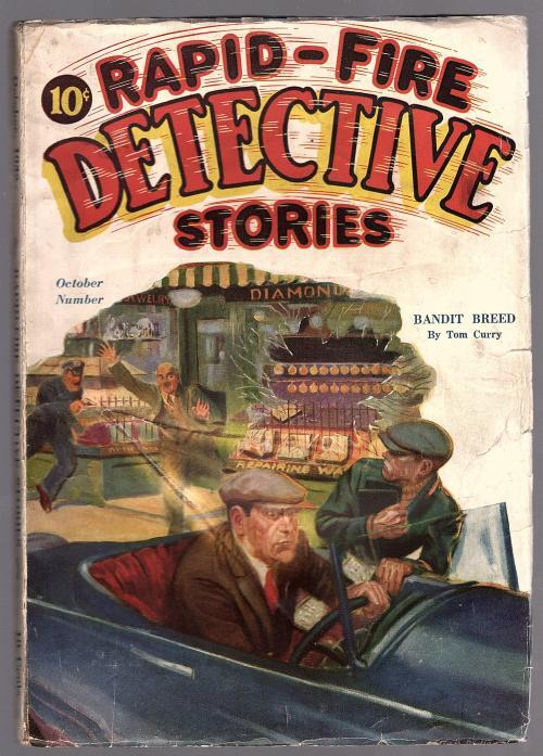 Rapid Fire Detective Oct 1932 Tom Curry, Roy Hinds, JR Ward - Pulp