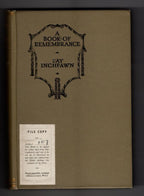 A Book of Remembrance by Fay Inchfawn (First Edition) Publisher's Copy