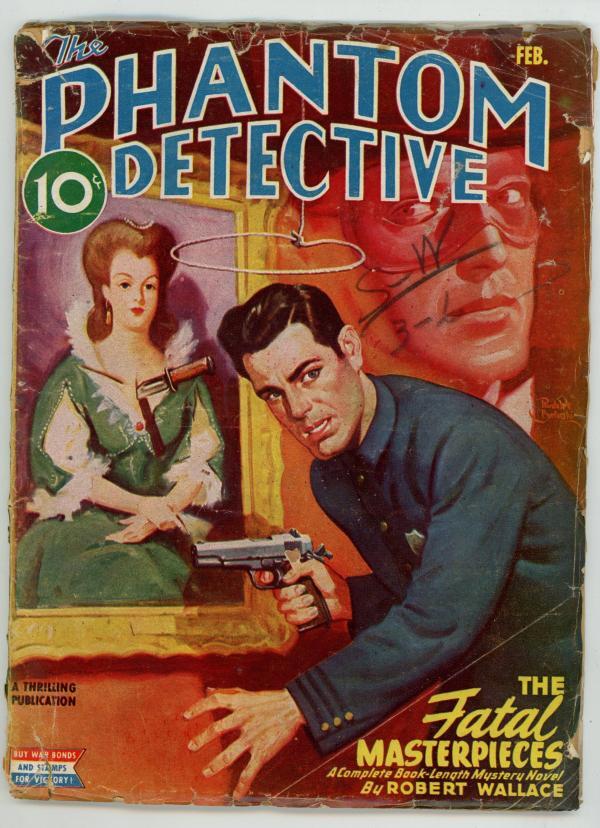 Phantom Detective Feb 1945 Robert Wallace Pulp