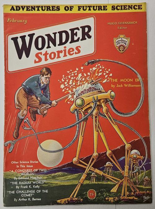 Wonder Stories Feb 1932 Frank R. Paul Cvr; Jack Williamson;