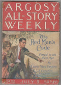 Argosy July 5 1924 Paul Stahr Cvr; Ralph Milne Farley; Laurie York Erksine