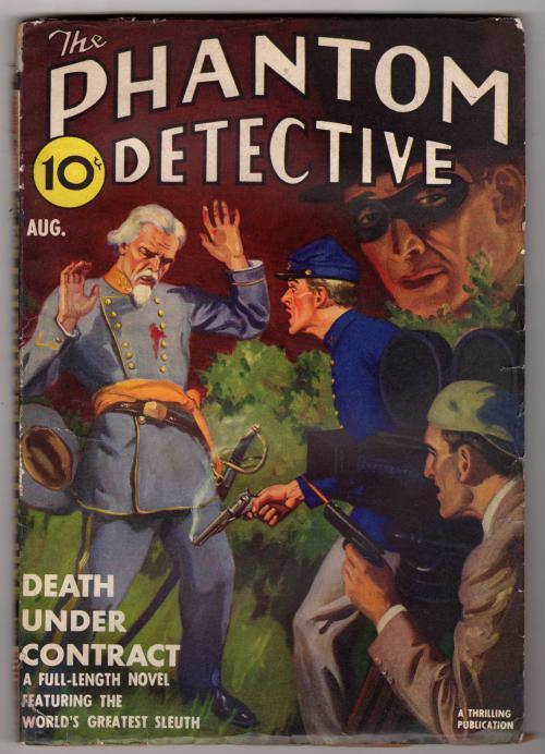 Phantom Detective Aug 1939 Robert Wallace - Pulp