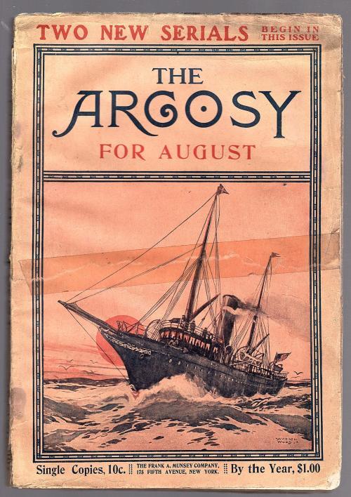 Argosy Aug 1907 Worden Wood Cvr, Seward W. Hopkins, Pierce - Pulp
