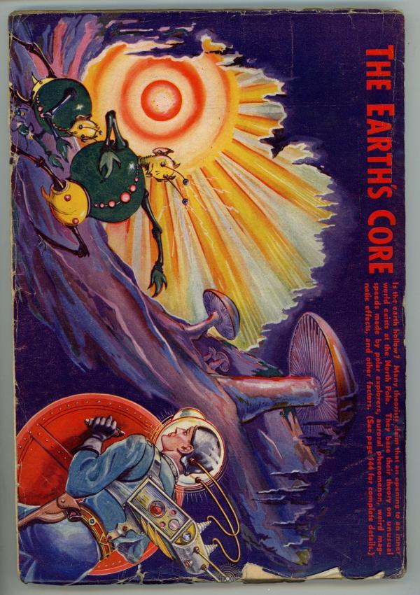 Amazing Stories Mar 1940 H.W. McCauley cover. paul revere time machine