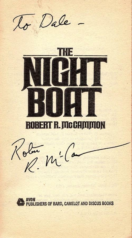 The Night Boat by Robert R. McCammon (First Printing) Signed