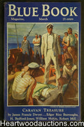 Blue Book Mar 1936  Burroughs Tarzan and the Immortal Men - High Grade