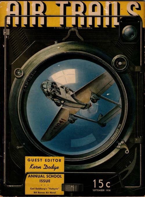 Air Trails Sep 1938 Bill Barnes Full-Length Novel by George L. Eaton