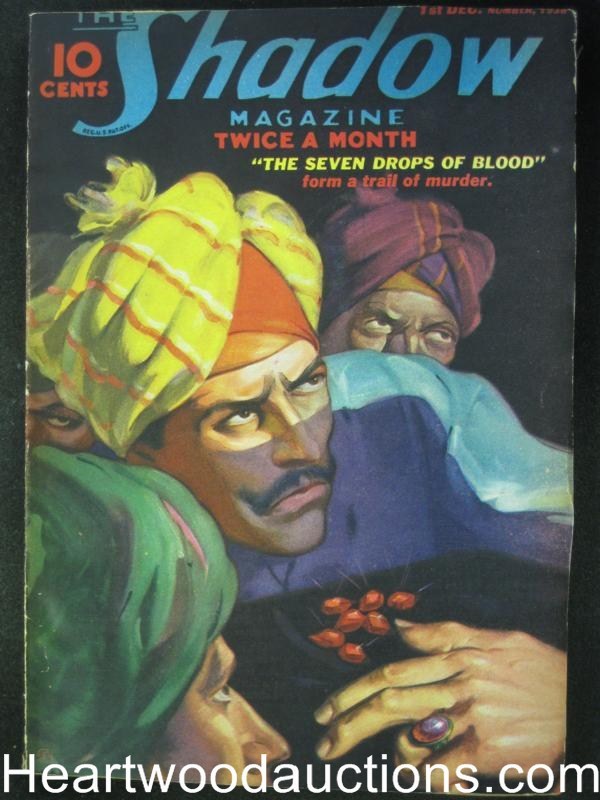 The Shadow  Dec 01, 1936  The Seven Drops of Blood - High Grade