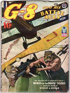G-8 Battle Aces Jun 1944 Final Issue; Blakeslee Cvr: G-8 vs tiger-headed musc...