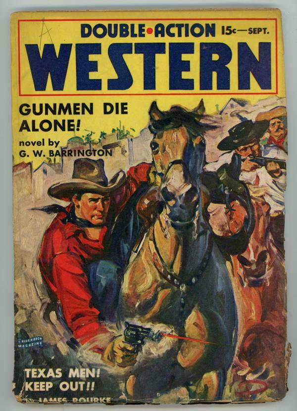 Double Action Western Sep 1939 Pulp