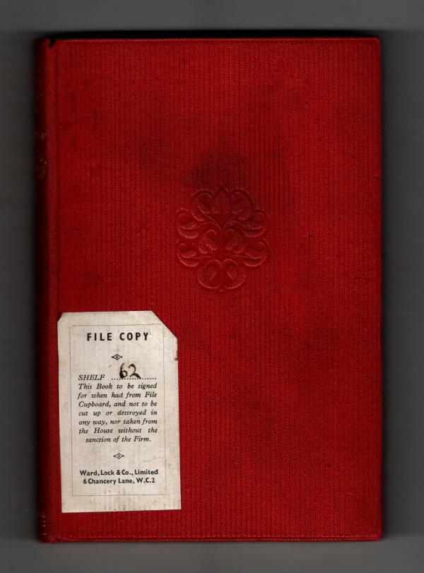 A Race With Ruin by Headon Hill (Ward File Copy)