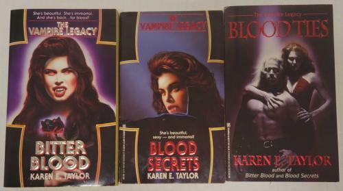 The Vampire Legacy (First Three Novels) First Printing Signed