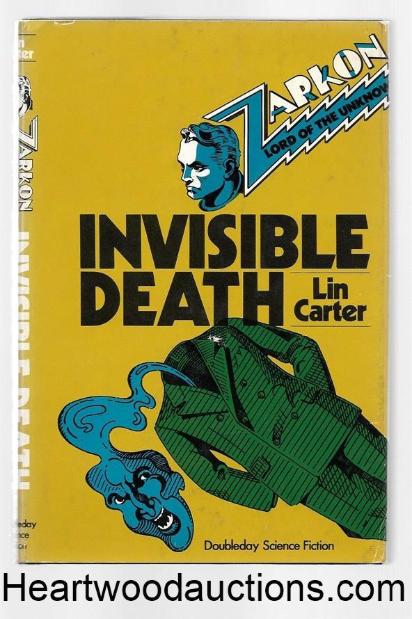 Zarkon: Lord of the Unknown in Invisible Death by Lin Carter FIRST