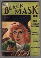 Black Mask Mar 1939 Erle Stanley Gardner, Dwight Babcock - Pulp