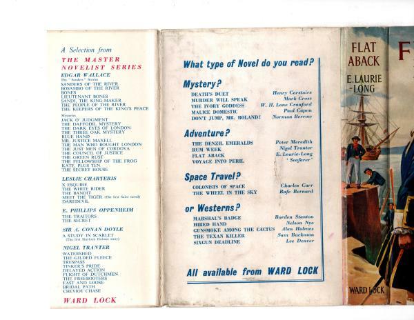 Flat Aback by E. Laurie Long (First Edition) File Copy